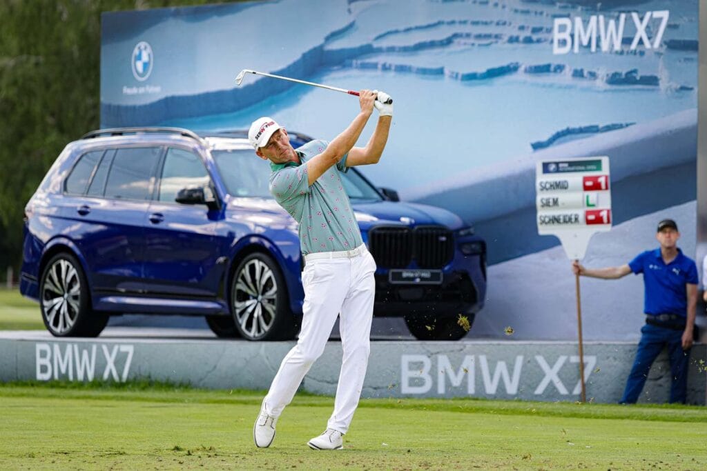 Marcel Siem auf seiner ersten Runde bei den 37. BMW International Open