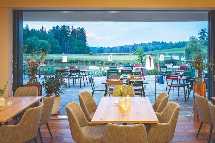 Golfresort Haugschlag: Blick auf das Inselgrün