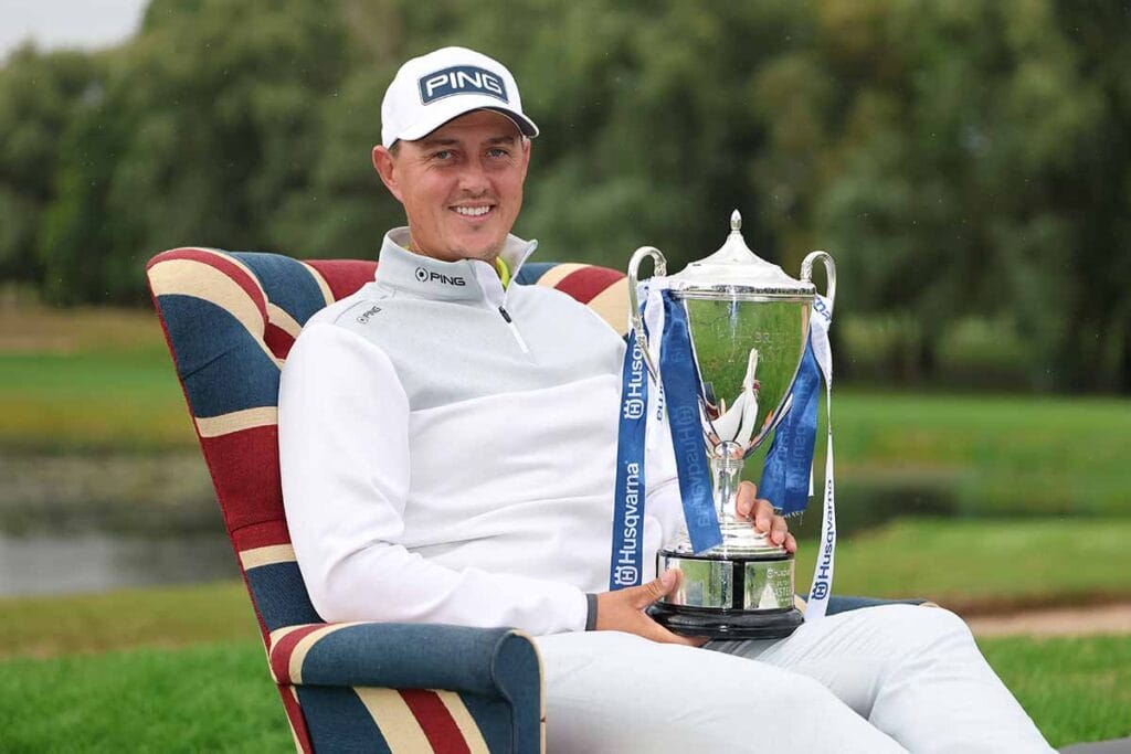 Joe Dean gewinnt das Husqvarna British Masters 2026 (Foto: Getty Images / DP World Tour)