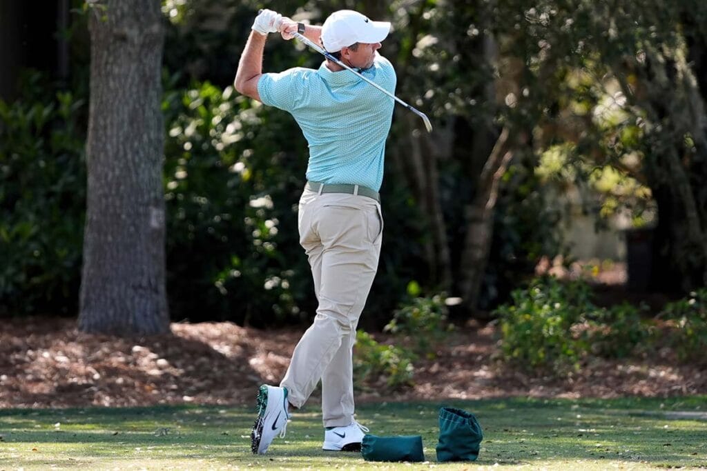 Rory McIlroy beim Trainieren