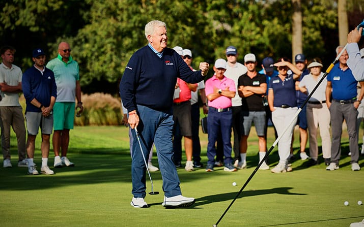 Colin Montgomerie bei einer exklusiven Golf Clinic im Golfclub München Eichenried