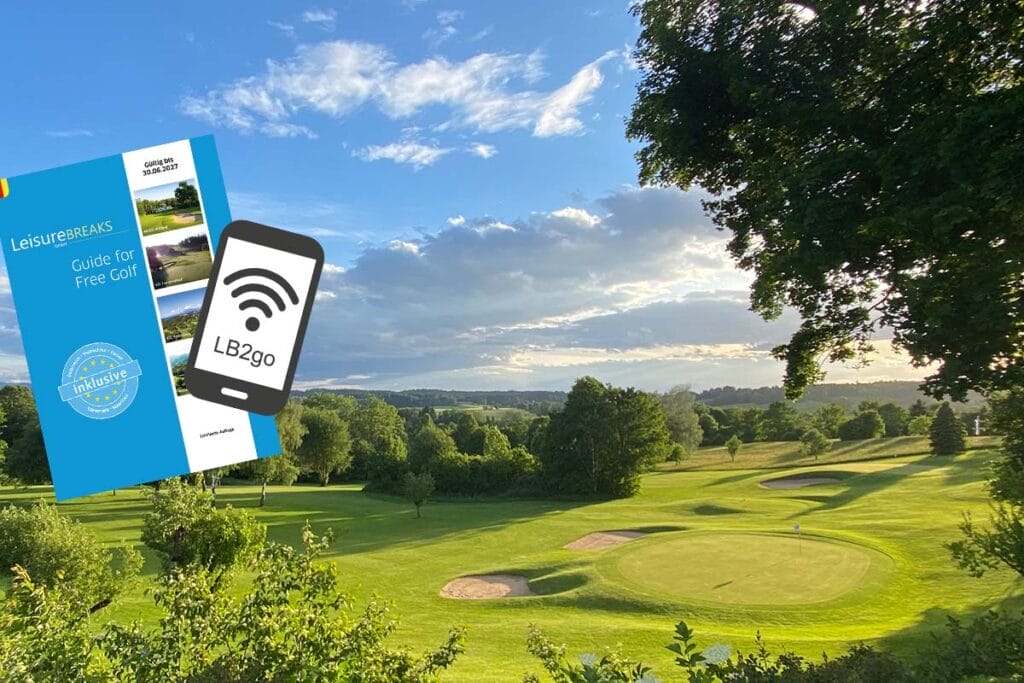 LeisureBREAKS 23. Guide for Free Golf, inklusive digitaler Voucherentwertung
